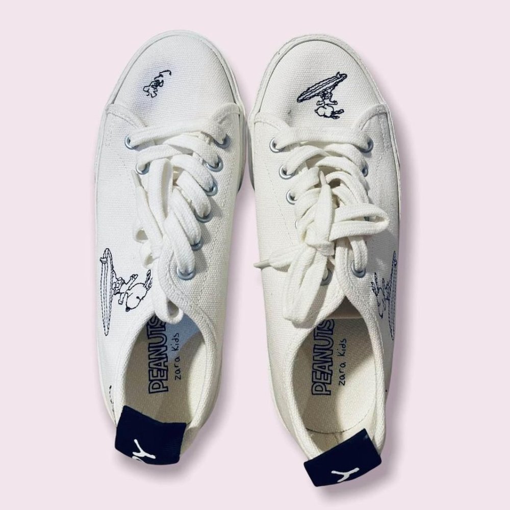 Zara Peanuts Sneakers for Kids Size 34/35